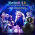 15 Galaxy Projector with HiFi Bluetooth Speaker & White Noise Sounds - Remote & Timer Controlled Night Light