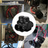 OhLectric 2 Port Multi Cable Connectors, 250 MCM-#6-2 Black Insulated Vinyl Coated Electrical Power Connector
