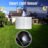 6 Pack Cool White Solar Powered Flameless Tealights, Rechargeable Outdoor Waterproof LED Flickering Electric Solar Tea