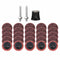 HARFINGTON 27pcs Quick Change Discs Set 1" Roll Lock Sanding Discs with