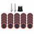 HARFINGTON 27pcs Quick Change Discs Set 1" Roll Lock Sanding Discs with
