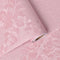 Pink Wallpaper Silk Embossed Floral Pink Contact Paper Peel and Stick Self