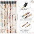 Gerrii 100 Pcs Inspirational Pencils Bulk, Motivational Boho Rainbow Pencils with Eraser for Kids