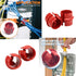 25pcs 3/4 Inch Non-Metallic Cable Connector - Snap Style Installation - Labor Saving, for Confined Areas - Three Cables #6-#8 Red