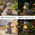 PETAFLOP Solar Cat Garden Statue Decor with Sunflower, Birthday Housewarming Gifts for Mom Grandma Women Cats Lover