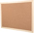 NUOBESTY Cork Board 30x40cm Dual Sided Bulletin Board, Wall-Mounted Presentation Message Pin Board for Office Home
