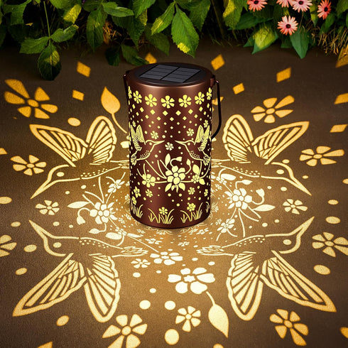 Hummingbird Solar Lanterns Outdoor Waterproof: Mothers Day Gifts for Women Mom Grandma