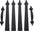 SANKINS Garage Door Magnetic Decorative Hardware, Faux Hinges Handle Kit for Curb Appeal, Black, Pack of 1