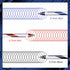 WRITECH Retractable Gel Ink Pens: Low Center of Gravity 0.7mm Medium Point Pen Multicolor with Refills No Smear Silent Click Black Blue Red 3ct Up-Gel Flash by WRITECH