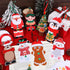LIUBUJINGYING 32 Sets Cartoon Bookmarks Craft Kits DIY Character Holiday Bookmarks with Santa Snowman Reindeer Design