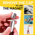 Magnetic Keychain - Rare Earth Neodymium Magnets - Strong Heavy Duty Pocket Key Holder Magnet