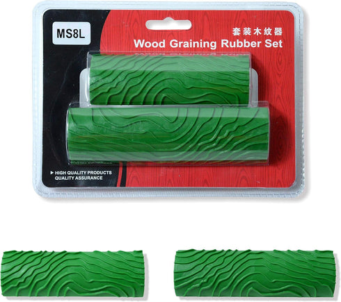 Wood Graining Painting Tool, Rubber Empaistic Tool for Household Wall Art Paint