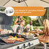 Range Valve Knob for Kitchen Gas Stove, Compatible with D-Shaped Air Interface Burner Gas Valve