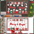 Winter Bulletin Board Decorations Merry Christmas Cutouts, Hot Cocoa Set for Holiday Classroom Decor