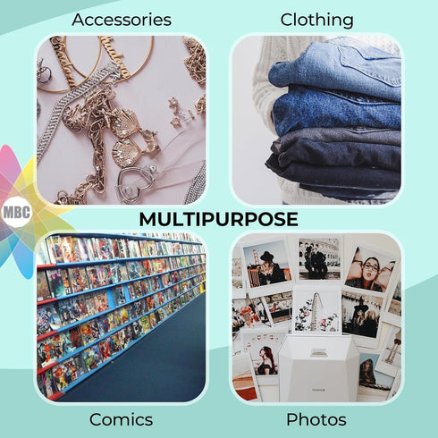 Mat Board Center, 7x9 Crystal Clear Sleeves - Resealable Polypropylene Storage Bags for 7x9 Photo Mat, Photos & Prints