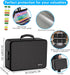 ENGPOW 5200? Fireproof File Organizer Bag with 13 Pocket Accordion File Folder, Document Organizer Box with Lock &