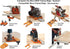 BORA Track Clamps, Securely Cut Any Angle with WTX and NGX Clamp Edge Systems, Two-Pack