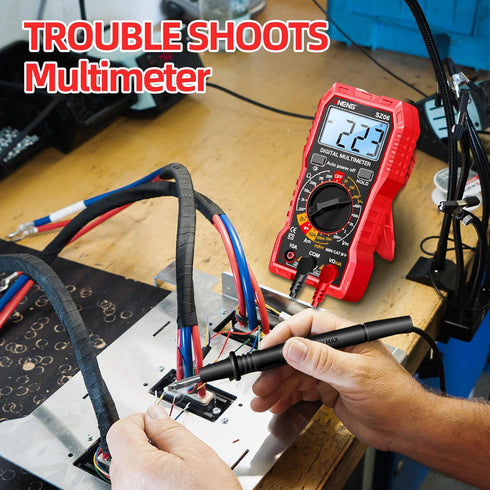 ANENG Digital Multimeter Tester, Measures AC/DC Voltage, DC Current Ohm Amp Meter, Professional Multimetro