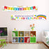 Blulu 2 Pieces Bienvenidos Sign Spanish Welcome Banner, Inspirational Poster for First Day of School Decor