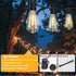 Adirxon 25 13 Bulbs FT Outdoor String Lights with Shatterproof Waterproof LED Edison Connectable Hanging Patio Lights