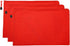 PATIKIL Waterproof Zipper File Bags, 3 Pack A4 Document Holders, Pencil Pouch for Office, Red Color