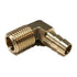 5/16" Hose ID to 1/4" Male NPT MNPT 90 Degree Elbow Brass Fitting for Fuel, AIR, Water, Oil