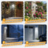 9.5W 800 5000k-Matte 1-Pack LIT-PaTH Outdoor LED Wall Lantern, Wall Sconce as Porch Light, Lumen, Aluminum Housing Plus