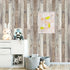 Vintage Wood Wallpaper, Self Adhesive Removable Distressed Look, 17.71 x 120 Vinyl Shelf Covering