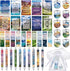 Jetec 150 Bible Verses Gift Set, 30 Christian Bookmarks, Pens, Notebooks, Keychains