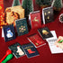 Christmas Mini Notebook, Xmas Pocket Notebooks with Santa Claus Lined Journals for Christmas Gift Supplies