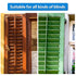 100 (0.6 0.19) Jetec Pcs Plantation Shutter Repair Kit Replacement Louvers Staples Window Blind Tilt Rod Operable