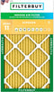 Filterbuy 13x21.5x1 Air Filter MERV 11 Allergen Defense (1-Pack), Pleated HVAC AC Furnace Replacement (Actual Size: