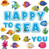Fish Cutouts Tropical Fish Bulletin Board Decorations for Fishing Ocean Themed Birthday Party Supplies for Kids