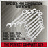 Premium 22-Piece Midget Wrench Set, Mini Combination Wrench Set Metric & SAE with Carry Pouch