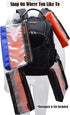 4PCS 13" WELKINLAND Clear Tool Pouch, Tool pouches, Tools pouch, Zipper tool pouch, Tool pouch bag, Tool bag organizer