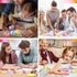 800 Fainne Pcs Pencil Sharpeners Bulk for Kids Colorful Manual Pencil Sharpeners Compact Portable Handheld Crayon Back