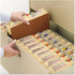 Smead File Pocket, Legal Size, Straight-Cut Tab, 5-1/4" Expansion, Redrope, 10 per Box (74274)