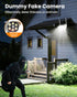 Thumok Dummy 3 Solar Security Camera Outdoor, Motion Detector Fake Camera with Lighting Modes, Octopus Tripod No Drill