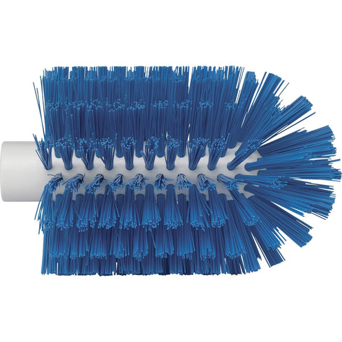 Vikan 5380-103-3 Stiff Tube Brush, Polyester, 3-7/8" x 6-1/2" OAL, Blue