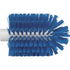 Vikan 5380-103-3 Stiff Tube Brush, Polyester, 3-7/8" x 6-1/2" OAL, Blue