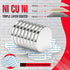 4Pcs FINDMAG Strong Neodymium Disc Magnets with Double-Sided Adhesive, Powerful Permanent Rare Earth Magnets, Fridge
