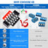 Terminal Blocks Ground Circuit Kit with Cover, 12 PCS/6 Set for DIY Industrial Electrical Cabinet Meter Box