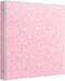 Light Pink 1 Inch Glitter Binders, 3 Ring Fashion View Binder with 2 Pockets, Waterproof for Office Supply