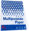 80 Sheets 8.5" x 11" White Multipurpose Paper, 20 LB (75 gsm)