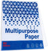 80 Sheets 8.5" x 11" White Multipurpose Paper, 20 LB (75 gsm)