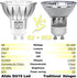 ALIDE GU10 LED Bulbs 6 Pack, 5W 6000K Daylight White Dimmable, 25W-35W Halogen Equivalent, MR16 GU10 Base AC120V