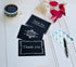 T&M Quality Designs LLC 120 6 4x6 Inches Elegant Thank You Cards in Black with Matching Black Envelopes and Sealing