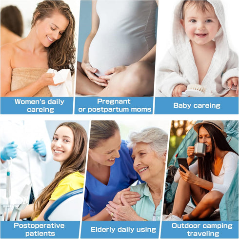 Portable Electric Bidet for Travel - Toilet Sprayer for Personal Hygiene Cleaning, Soothing Postpartum Care