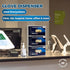 Storage Standard 16.5 10 3.5 Inches Triple Glove Box Holder Wall Mount Glove Dispenser - Disposable Glove Holder Wall