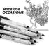 Ultra Fine Point Black Permanent Markers, 36 Pack for Paper, Plastic, Stone, Glass, and Metal